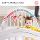 Koty Baby Stroller Arch Toy - Car Seat Toys for Babies 0-6 Months,Activity Arch Toy with Play Accessories, Sensory Travel Crib B
