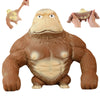 Gorilla Xl Stretchy Latex Decompression Doll, Soft Animal Squishy Toy For Adults & Kids