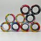 Four Brothers Colorful Magnetic Rings Fidget Toy Set For Stress Relief And Focus, Ideal For Adhd And Anxiety (Groovy Meadow) - 3
