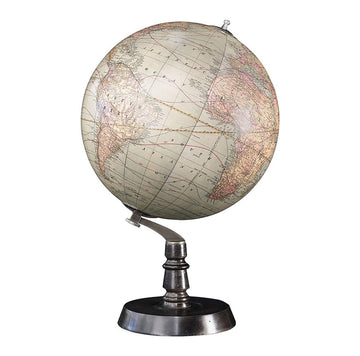 1920S Stand Globe By Authentic Models - Home Office World Globe With Stand - Spinning Globe Featuring Legendary Cartographers - Desktop Globes For Adults