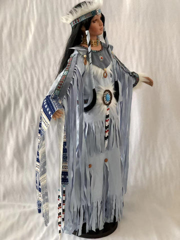 Jmisa 30' Porcelain Indian Doll