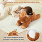 Bobbie & Laxi Highland Cow Weighted Stuffed Animal, 22" Plush Toy, Brown, Adjustable Sitting & Laying, Soft Gift for All Ages