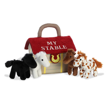 Ebba™ Engaging Baby Talk™ My Stable™ Baby Stuffed Animal - Sensory Delight - Interactive Learning - Multicolor 8 Inches