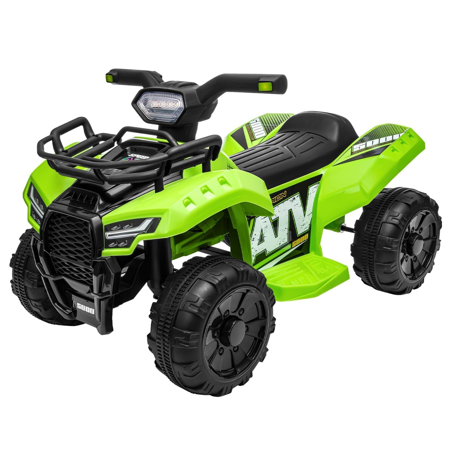 Forever Source ATV for Kids  6V Battery Powered Toddler 4 Wheeler w/Music  Light  1.2mph Max Speed  Kids ATV 4 Wheeler 18-36 Months  Green