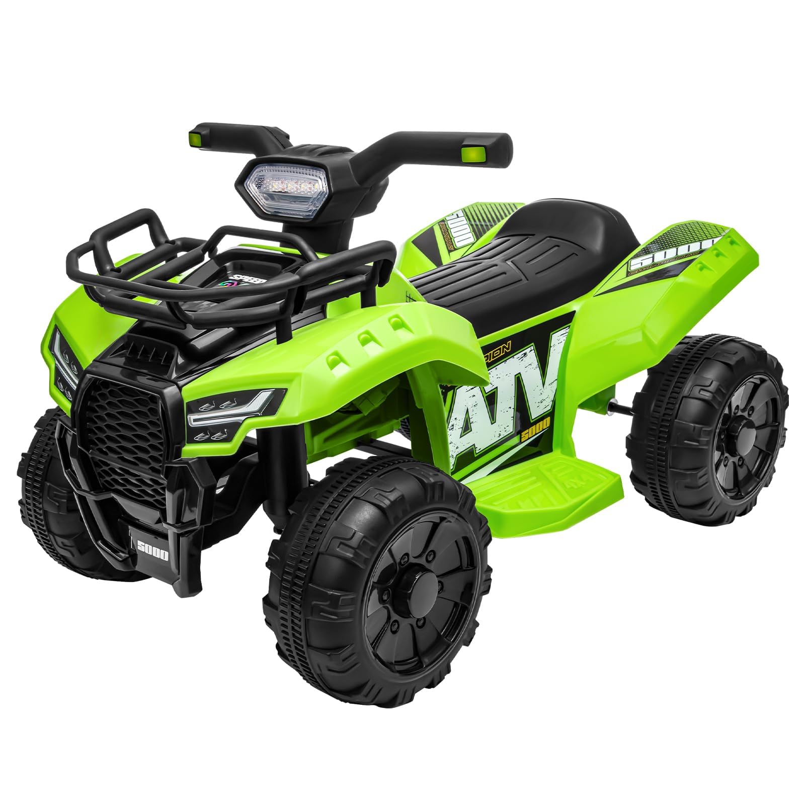 Forever Source ATV for Kids  6V Battery Powered Toddler 4 Wheeler w/Music  Light  1.2mph Max Speed  Kids ATV 4 Wheeler 18-36 Months  Green