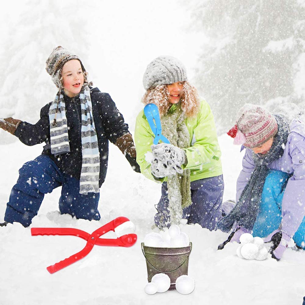 2 Pieces Snowball Maker,Large Winter Snowball Maker Clip, Duck and Snowball Shaped Snow Toys for Kids Outdoor Winter Play Snow T