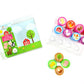 TINYMILLS 12 Pcs Farm Animals Stamp Kit for Kids - Farm Animals Barnyard Self Inking Stamps Gift Party Favors