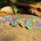 Dice DND Dice Set Glitter Rainbow Dice Fit Dungeons and Dragons D&D RPG Role Playing Game Pathfinder MTG Table Game Transparent