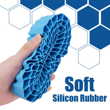 INJORA Silicone Rubber Foam Inserts for 132-134mm (5.25 OD) 2.2 Tires - 4PCS, Blue
