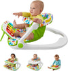 Fisher-Price Portable Baby Chair Kick & Play Deluxe Sit-Me-Up Seat With Piano Learning Toy And Snack Tray For Infants To Toddlers