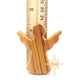 Dacaret Factory Olive Wood Guardian Angel For Hand Palm And Pocket Anti Stress And Anxiety Thumb Stone Comfort Worry Healing (Set Of 2), Brown, Yellow, Unique Grains, 2.4T, 2W