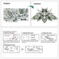 Piececool Metal 3D Puzzles For Adults, Cicada 3D Model Building Kits Insect Themed Animal Fashion Brooch Assembling Diy Crafts Creative Gifts