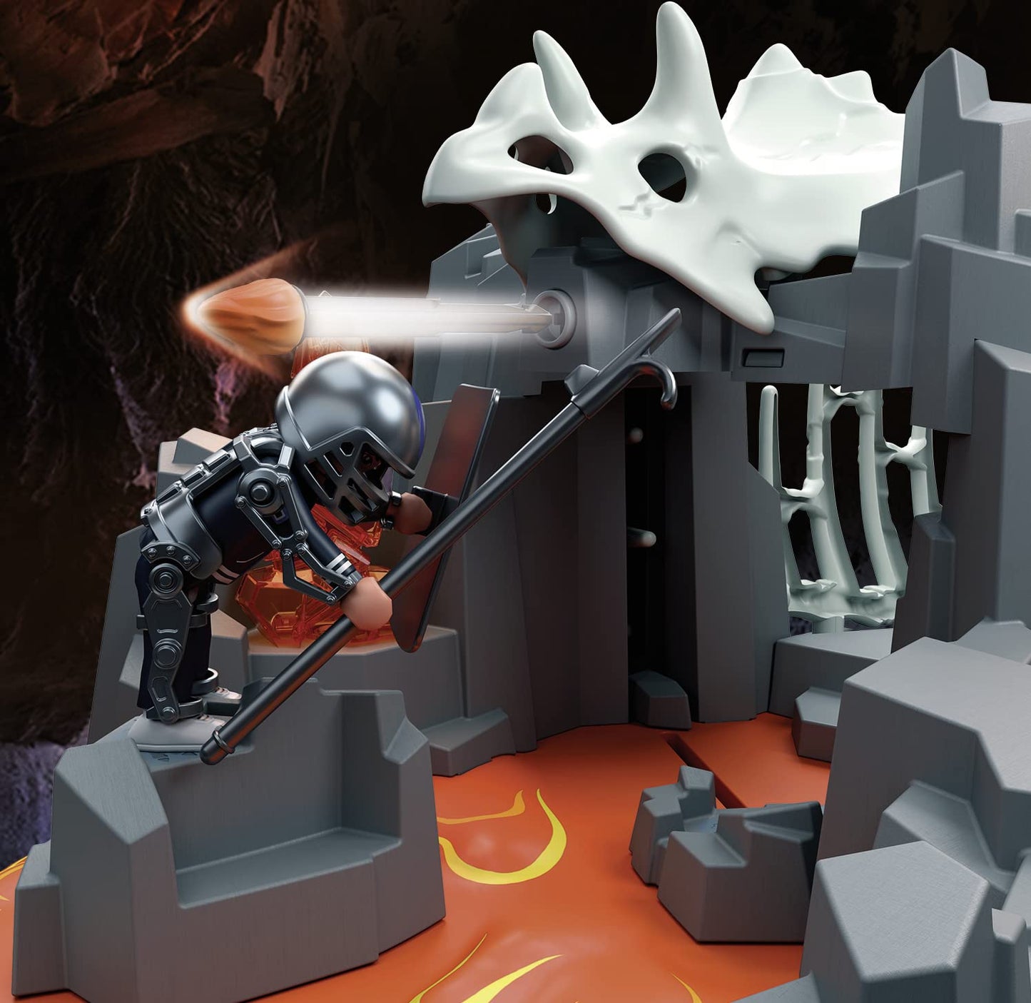 Playmobil Guardian of The Lava Mine Playset - Multicolor, Standard Size, Plastic, Model 70926