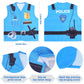 Kyson 8Pcs Police Costume Kit For Boys Police Officer Cop Dress Up Accessories Halloween Career Day (Blue)