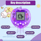 Sosation 12 Pcs Virtual Pets Keychain Egg Fillings For Kids 168 Electronic Digital Pet Easter Retro Handheld Game Machine 90S To
