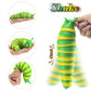 3D Printed Fidget Slug , Flexible Articulated Slug Fidget Toy, Fun Crawling Slug Autism Sensory Toys, Anxiety Relief For Kids, A
