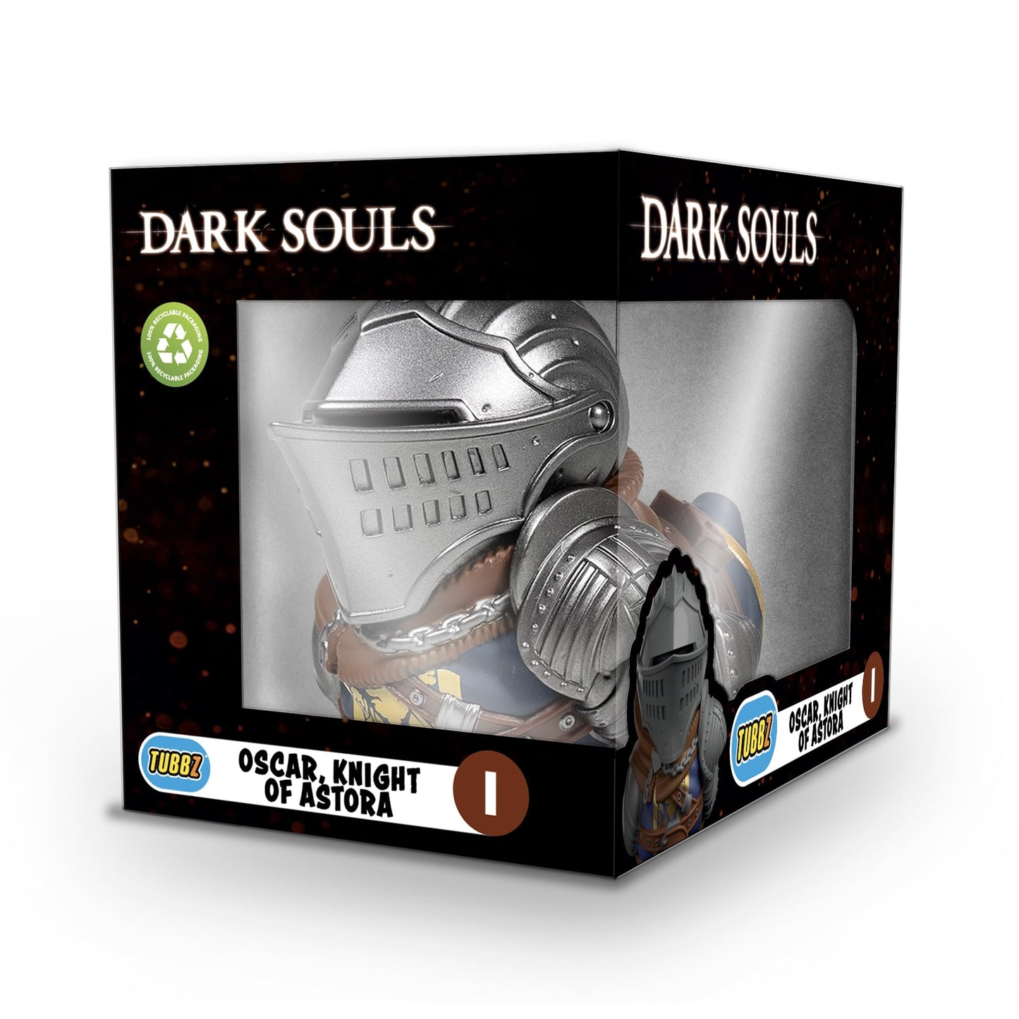 TUBBZ Oscar Knight of Astora Vinyl Rubber Duck Figure - 3.54" Boxed Collectible - Official Dark Souls Merchandise