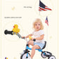 KRIDDO Kids Tricycle for 18 Months to 3 Years, Foldable Toddler Tricycle with Storage Basket, Kids Trike for 2 Years, Adjustable