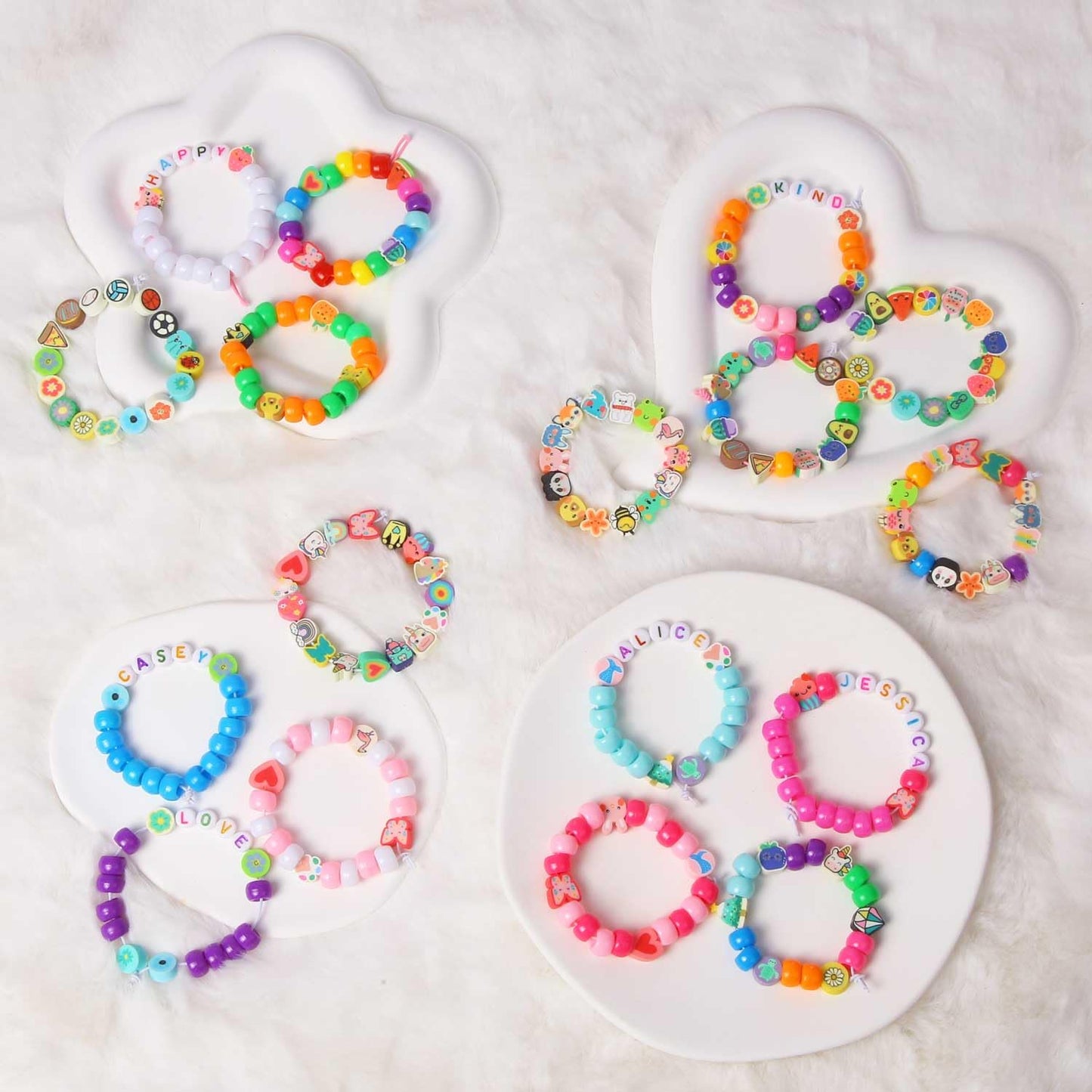 aowenxi Beads Jewelry Making Kits for Girls, Cute Charms DIY Arts Crafts Gifts Toys for Girls Birthday 01