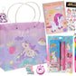 Le Delite Unicorn Pencil Box Case,Stationary Set With Diary, Erasers & Cute Stylish Hand Bag Stationary Supplies For School Girl