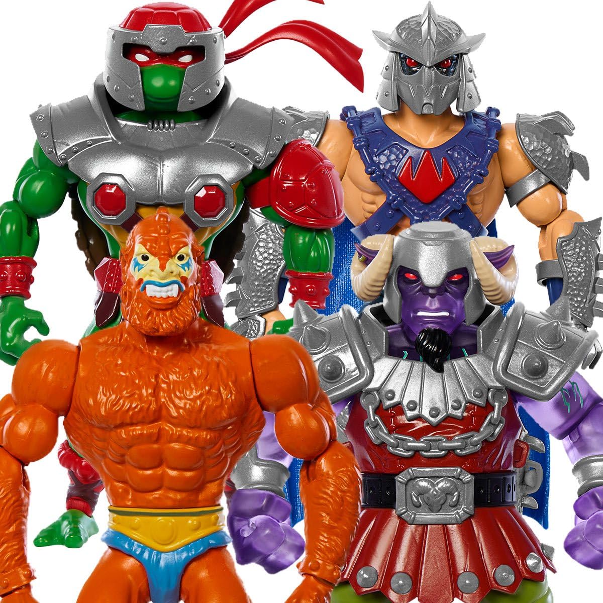Masters of The Universe Origins Turtles of Grayskull Wave 2 Set of 4-New
