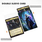 Katomula 100 MTG Card Sleeves - Textured Art with 100 Inner Sleeves, Standard Size, Cat Warlock Color
