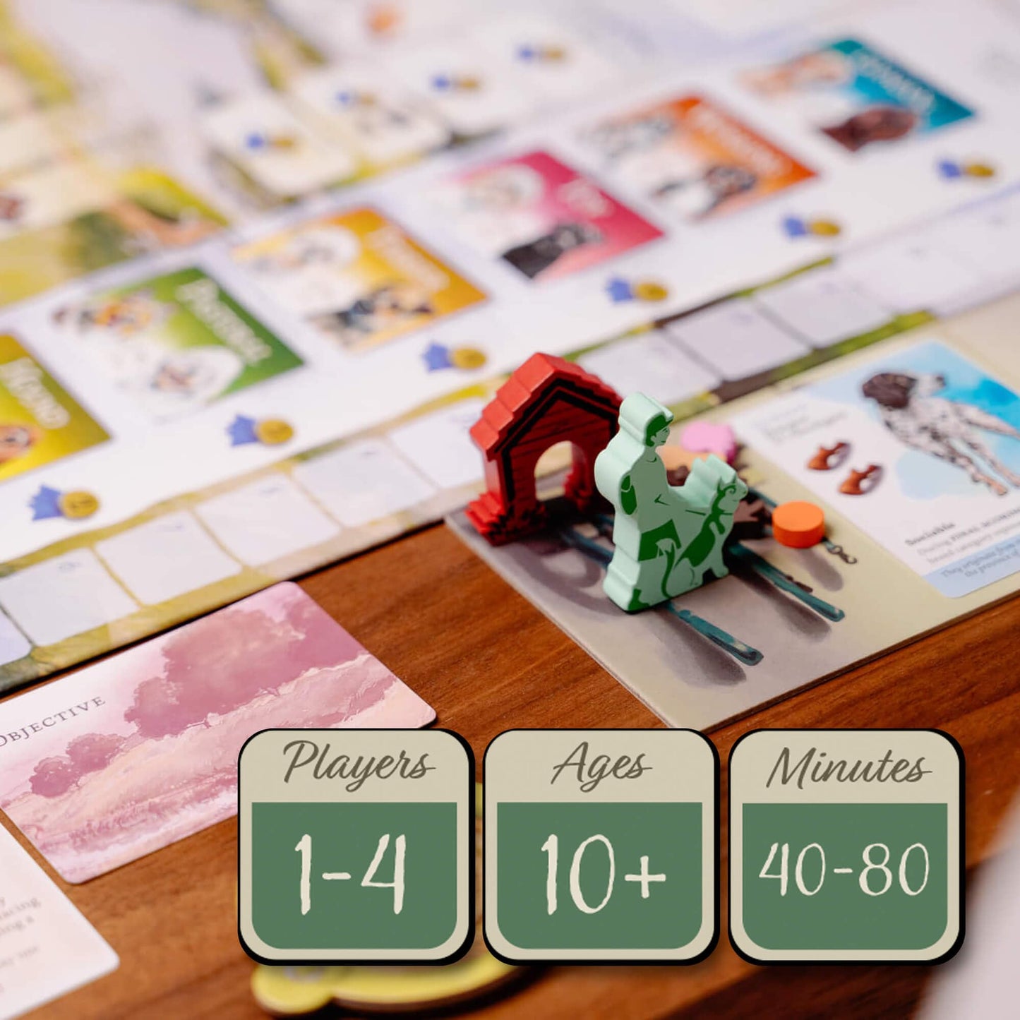 Dog Park - The Fun Strategy Board Game For Family Night - Perfect For Dog Lovers, Kids & Adults - For 1-4 Players, Ages 10+ - Ea