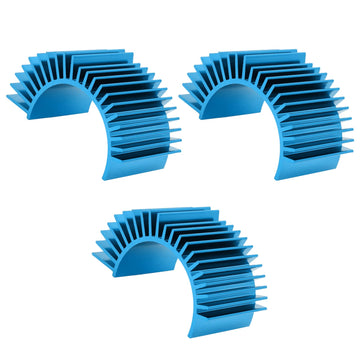 (3-Pack) Aluminum RC Motor Heatsink for 540 550 Size Motors Electric Engine Cooling Fans Brushed Brushless Models RC Car Accesso