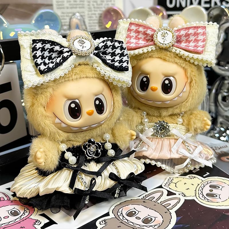 Labubu Clothes Compatitable with Labubu, Clothes for Labubu Dolls, Labubu Outfits, Cute Labubu Clothing and Accessories Set (LBB