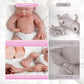 Babeside Lifelike Reborn Baby Dolls Silicone Full Body - Girl 12 Inch - Soft Body Flexible Limbs Realistic Real Life Baby Dolls With Accessories For 3+ Years Old Girls Boys Gift