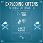 Exploding Kittens Recipes for Disaster Card Game - 2-5 Players, Ages 7+, Multicolor, EKG-RFD-1 - Perfect for Parties & Family Game Night