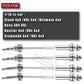 Rcarmumb Upgrades Part Drive Shaft CVD for 1/10 Slash 4X4/Stampede 4X4/Rustler 4X4/Hoss 4X4 RC 4WD,4PCS Front Rear Stainless Ste