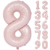 CHANGZHONG 40" Matte Pink Helium Foil Number Balloon - Birthday Party Decoration, Mylar, Digital 8