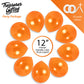 Treasures Gifted Metallic Orange Balloons - Burnt Orange Balloons - Orange Latex Balloons 12 Inch - Dark Orange Balloons - Orang