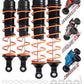 4PCS Alloy RC Shocks Dampers Upgrades Part for Arrma 1/8 Outcast 6S BLX Kraton Notorious 6S BLX,ARRCat 4PCS BIG BORE Front Rear 