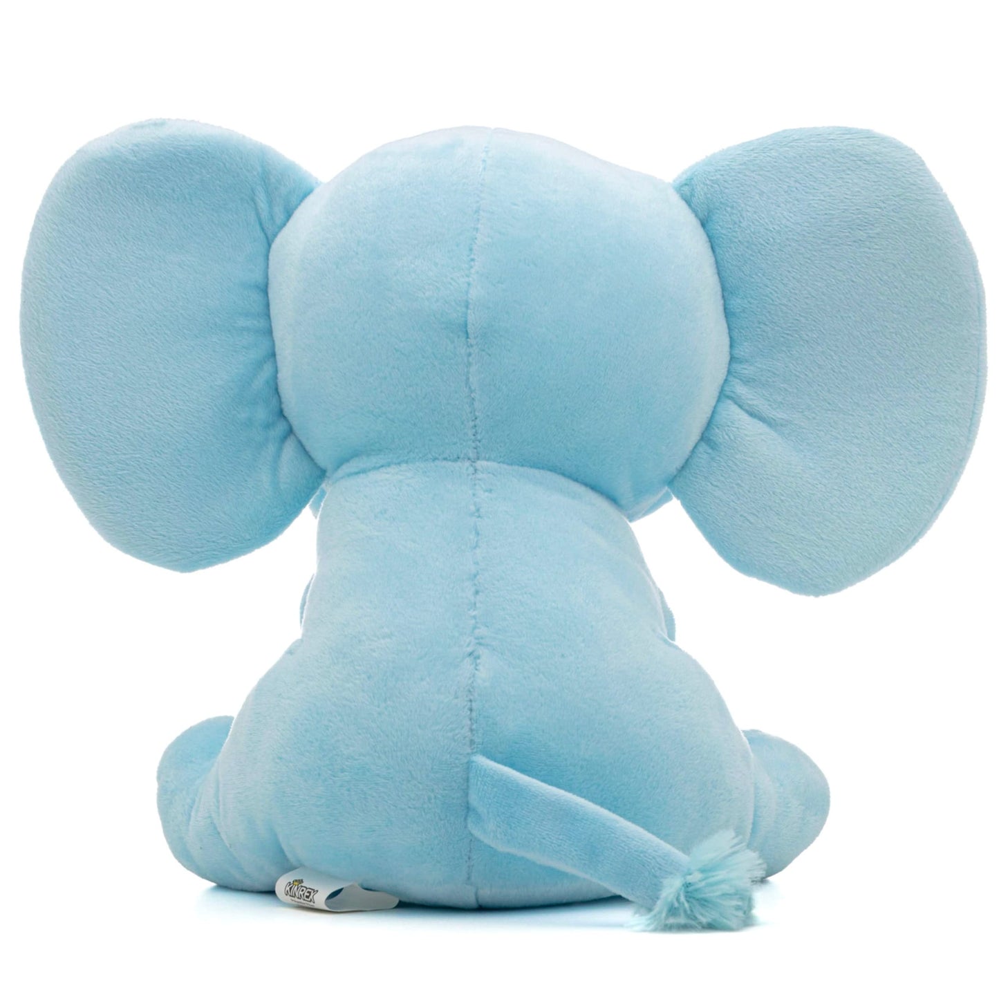 Kinrex Elephant Stuffed Animals - Stuff Animal Plush Toy For Babies Girls Boys, Elephants Plushie Teddy Bear Toys For Birth Stats Baby Shower Infant Newborn Boy & Girl, Blue Measures 9 Inches