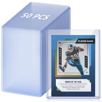 3 X 4 Top Loader Thick Card Load Holder For Trading Cards Sleeves Hard Plastic Point Protective Toploaders Rigid Memorabilia Col