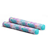 Big Joe Noodle 2 Pack No Inflation Needed Pool Floats, Tropical Hibiscus Aqua Double Sided Mesh, Quick Draining Fabric, Jumbo 4 Feet