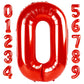 Number Balloon 40 Inch, Large 0 Mylar Foil Helium Balloon For Pokemon Birthday Party Supplies, 2025 10 20 30 40 50 60 70 80 90 1