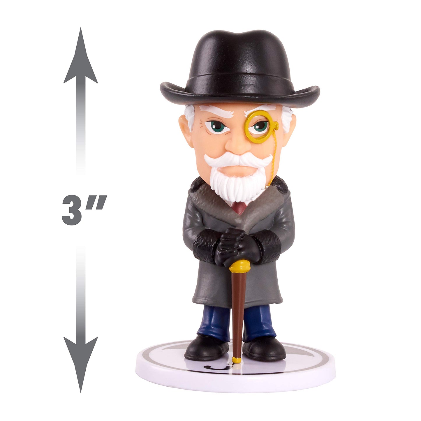 Just Play The Umbrella Academy 3.25 Inch Stylized Collectible Figure, Sir Reginald Hargreeves, Kids Toys For Ages 14 Up