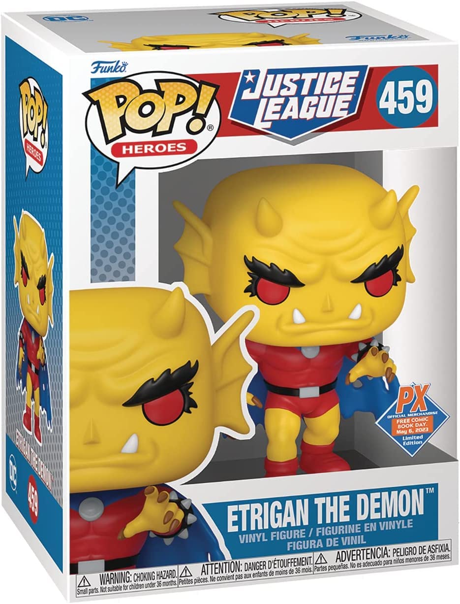 Pop! Heroes: Dc Etrigan The Demon Previews Exclusive Vinyl Figure