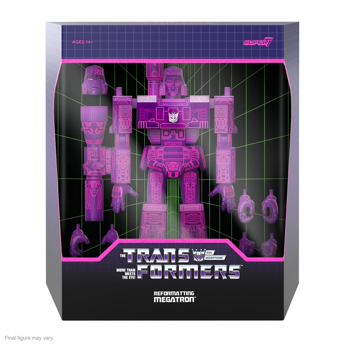 Super7 Transformers Megatron (G1 Reformatting) - Ultimates! 7 In Action Figure
