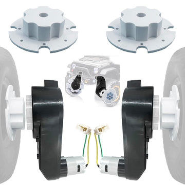 2Pcs Kids Ride On Car Gearbox 12V Rs550 40000Rpm High-Speed Motor Gearbox For Power Wheels Kid'S Ride On Toys Upgrade,High Torqu