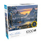 Buffalo Games 1000 Piece Jigsaw Puzzle - Evening On Mountain Lake, Multicolor, Precision-Cut, 26.75 x 19.75 inches, Model 13908
