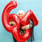 Red 20 Balloon Number, 40 Inch 20Th Birthday Balloons With Confetti Helium Latex Balloons, Jumbo Digital 0 And 2 Mylar Foil Ball