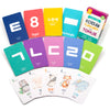 Stellarsol Toddler Korean Flashcards - Hangul, Colors, Numbers, Shapes - 2.5x4.1" for Preschoolers & Bilingual Beginners