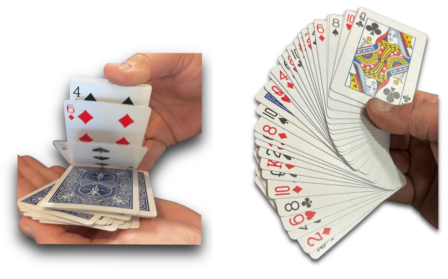 Hat Trick Magic Card Illusions for Beginner to Professional Wizards - Appearing, Teleporting, Transforming Miracles (Blue Invisi