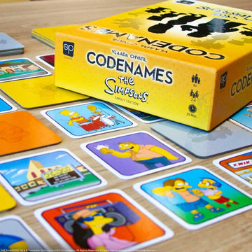 Codenames The Simpsons Edition | Featuring Artwork From Your Favorite Simpsons Seasons | Officially Licensed Simpsons Game | Codenames Family Board Game