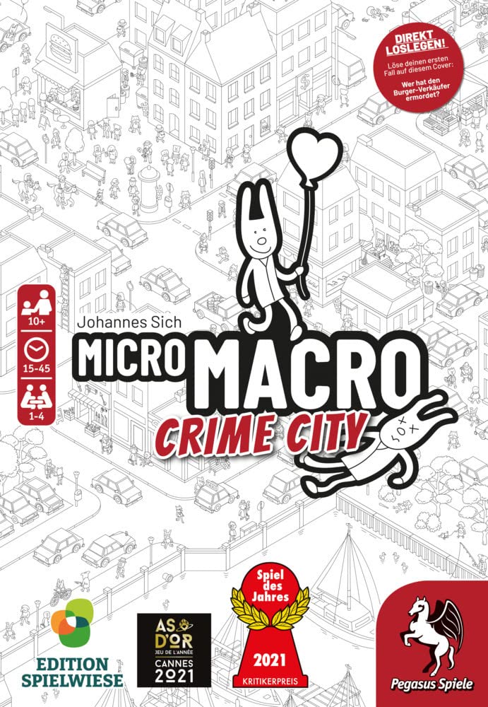 MicroMacro: Crime City (Edition Spielwiese) **Spiel des Jahres 2021**