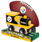 Masterpieces Nfl Pittsburgh Steelers Real Wood Toy Train, For Ages 3+, Black